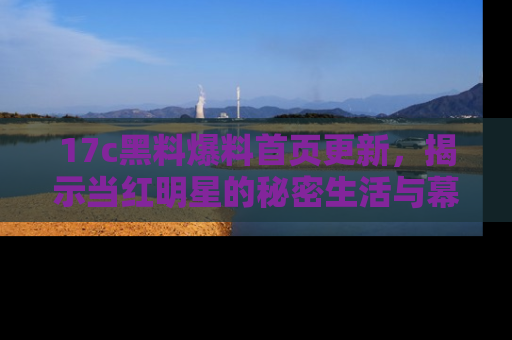 17c黑料爆料首页更新,揭示当红明星的秘密生活与幕后故事