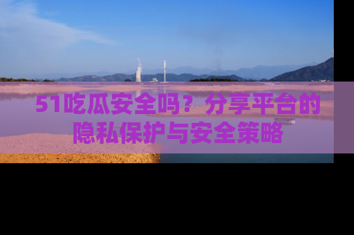 51吃瓜安全吗?分享平台的隐私保护与安全策略