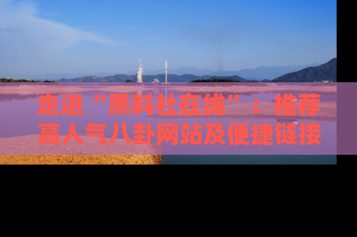 走进“黑料社在线”:推荐高人气八卦网站及便捷链接的全面指南
