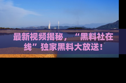 最新视频揭秘,“黑料社在线”独家黑料大放送!